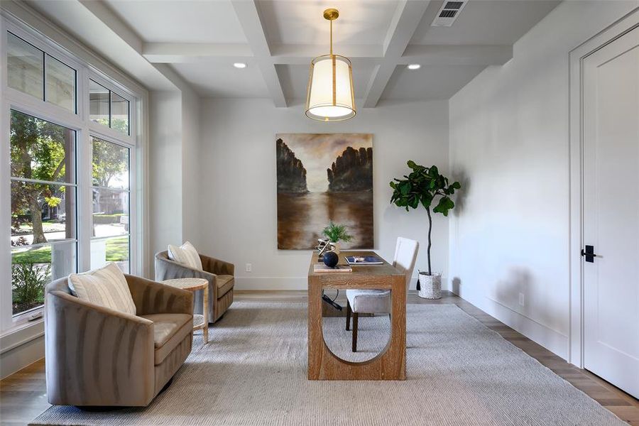 Furnished interior view inside a new home in , Dallas (Image 32). Furnished interior view inside a new home in , Dallas (Image 32).