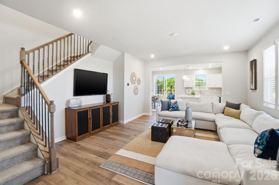 Furnished interior view inside a new home in Arbor Chase, Clover (Image 7).