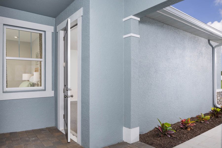 Representative exterior details of a home built from the Anclote by Mattamy Homes in Wellen Park, Venice (Image 3).