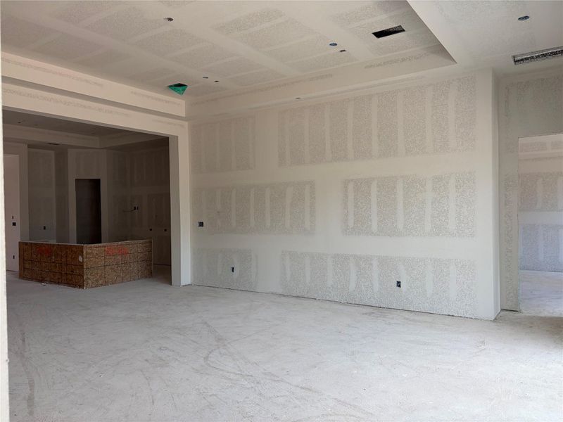 In-progress construction of a new home in La Cima, San Marcos, TX (Image 27).