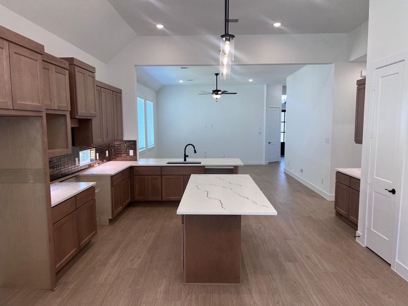 Furnished interior view inside a new home in Wood Leaf Reserve, Tomball (Image 6).