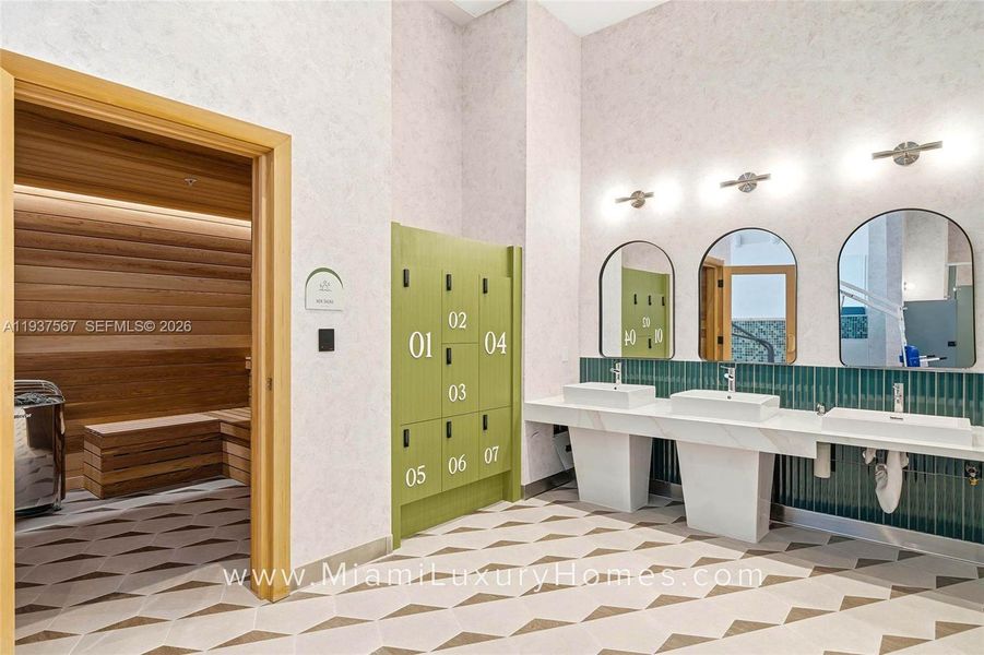 Furnished interior view inside a new home in , Miami (Image 25).