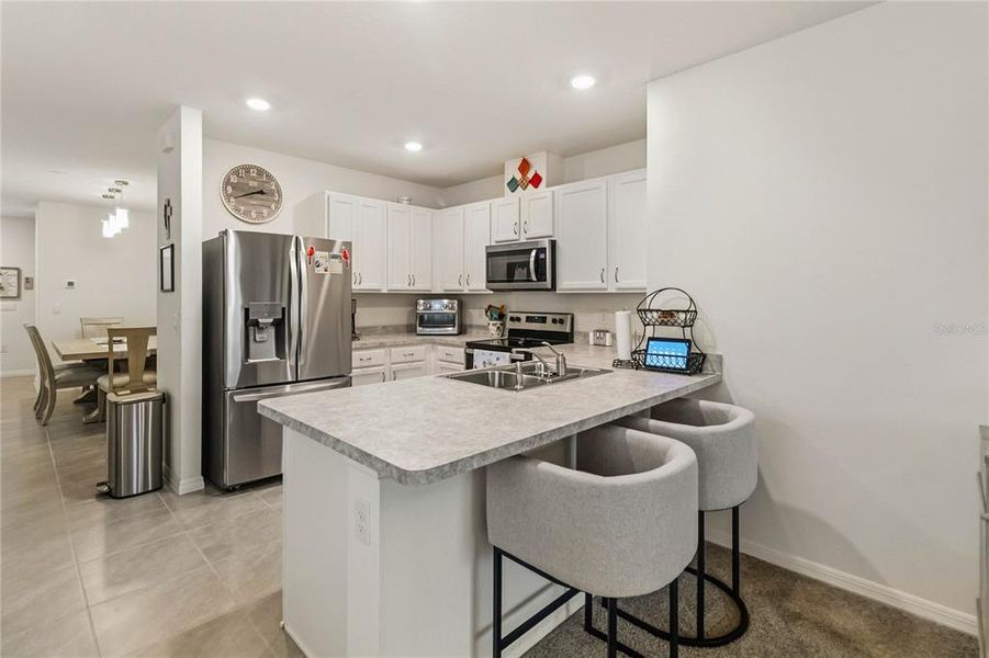 Furnished interior view inside a new home in Harmony West, St. Cloud (Image 10).