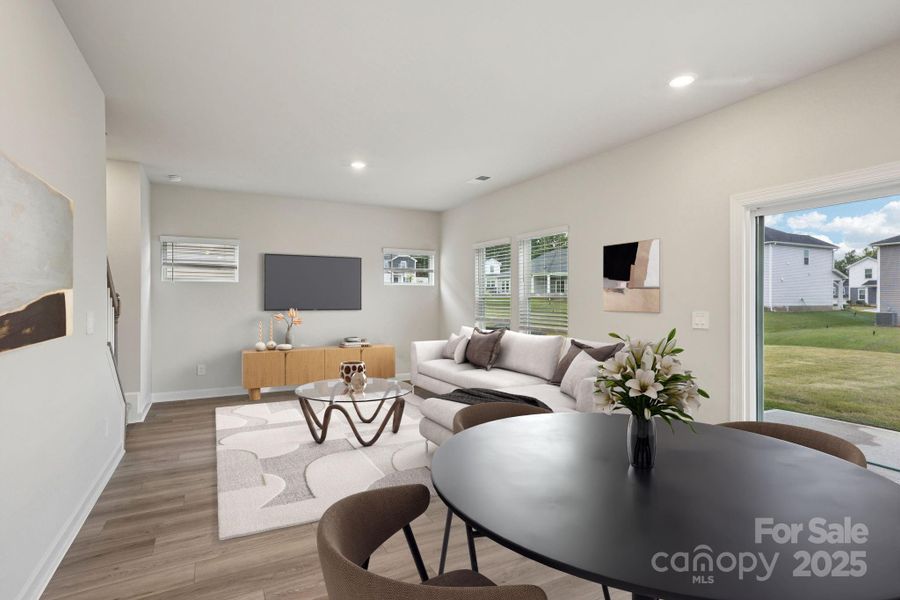 Furnished interior view inside a new home in Harper Landing, Stanley (Image 5).