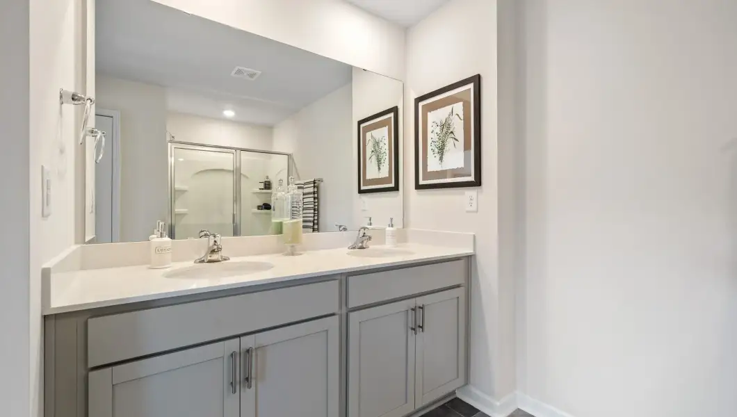 Furnished interior view inside a new home in Rocky River Ridge, Anderson (Image 30).
