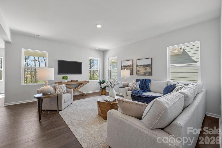 Furnished interior view inside a new home in McFarland Estates, York (Image 8).