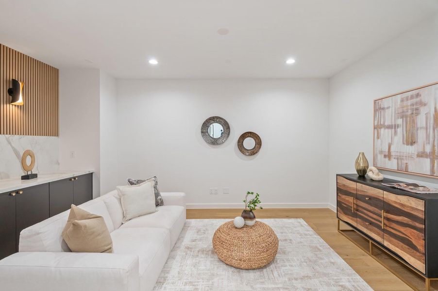 Furnished interior view inside a new home in , Houston (Image 14).