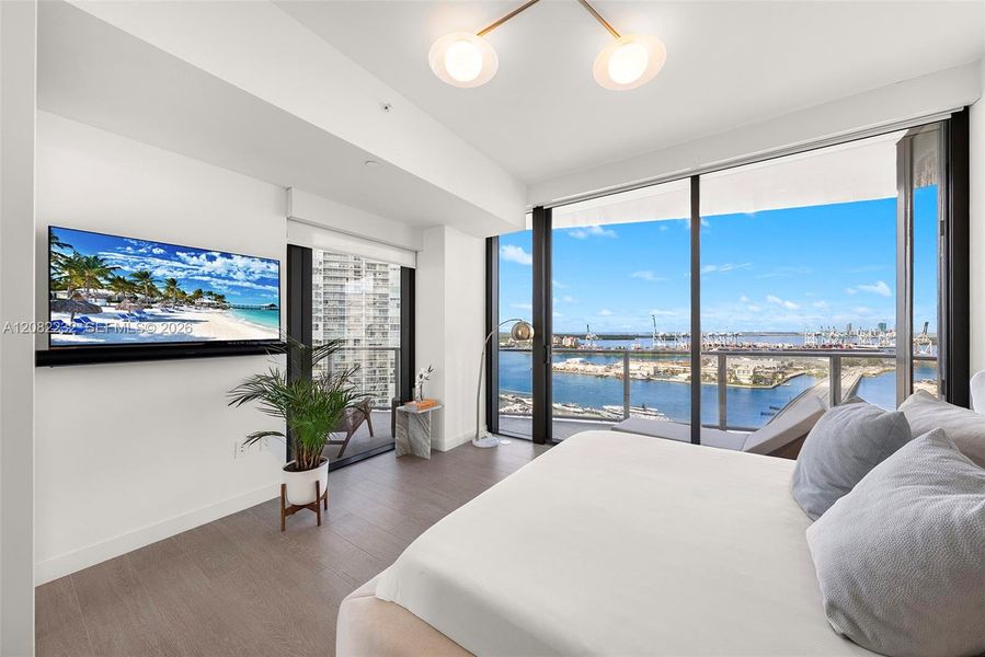 Furnished interior view inside a new home in , Miami Beach (Image 16).