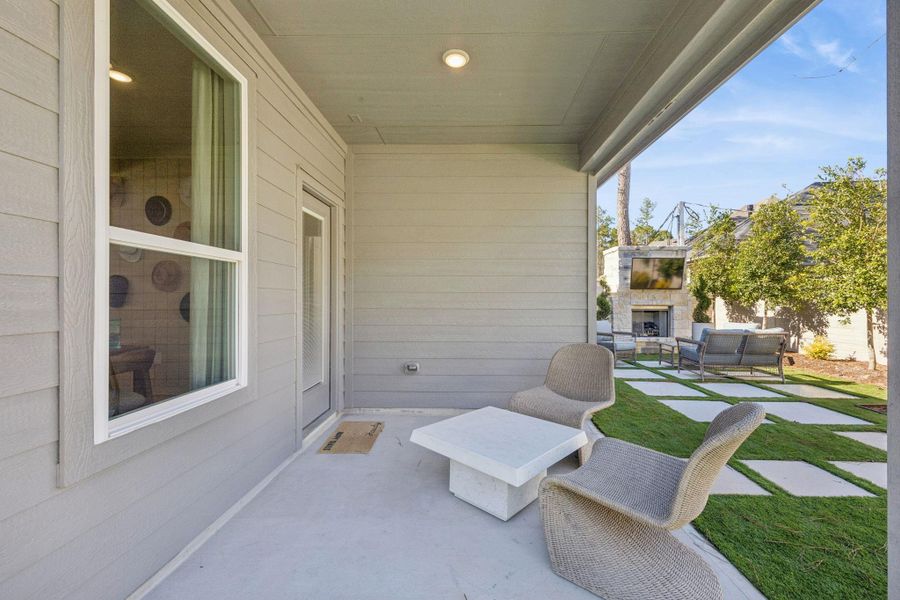 Exterior details and patio area of a home in , Montgomery (Image 28).