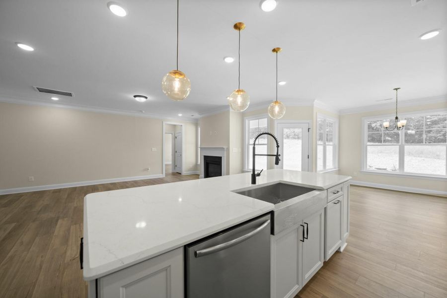 Furnished interior view inside a new home in Grove Park, Clemmons (Image 11).