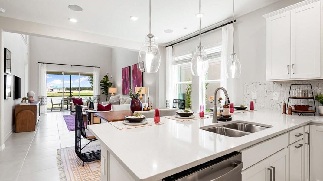 Furnished interior view inside a new home in Hillcrest, San Antonio (Image 4).