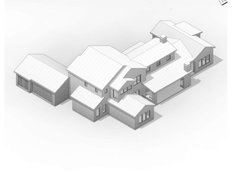 Architectural 3D rendering (back) Architectural 3D rendering (back)