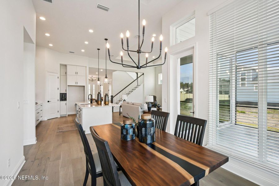 Furnished interior view inside a new home in Nocatee, Ponte Vedra (Image 14).