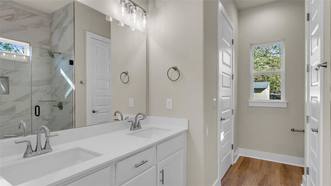 Furnished interior view inside a new home in , Cottonwood Shores (Image 9).