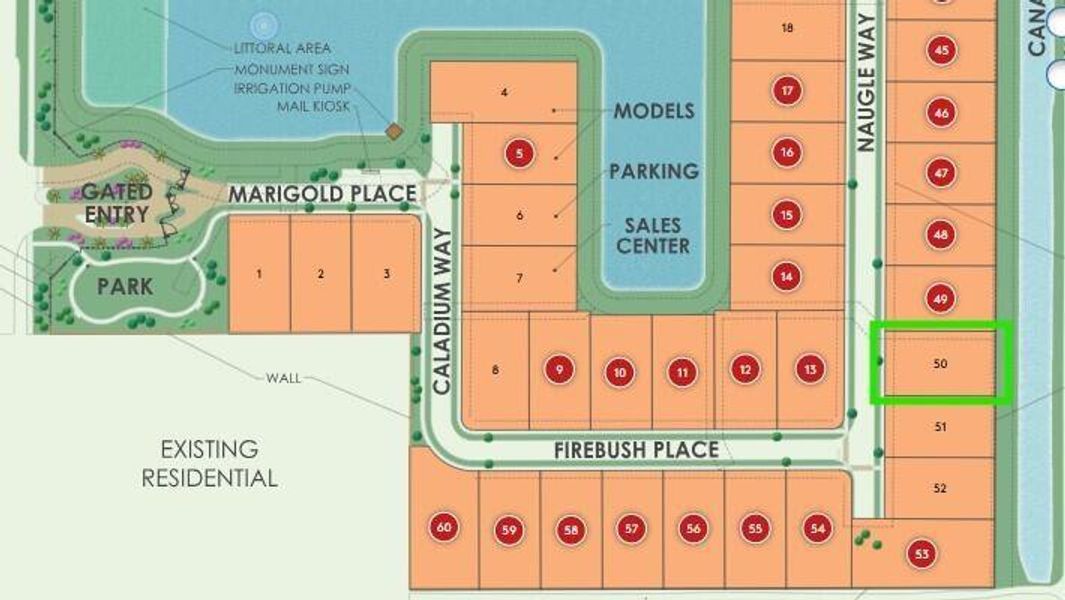 Marigold 50 map