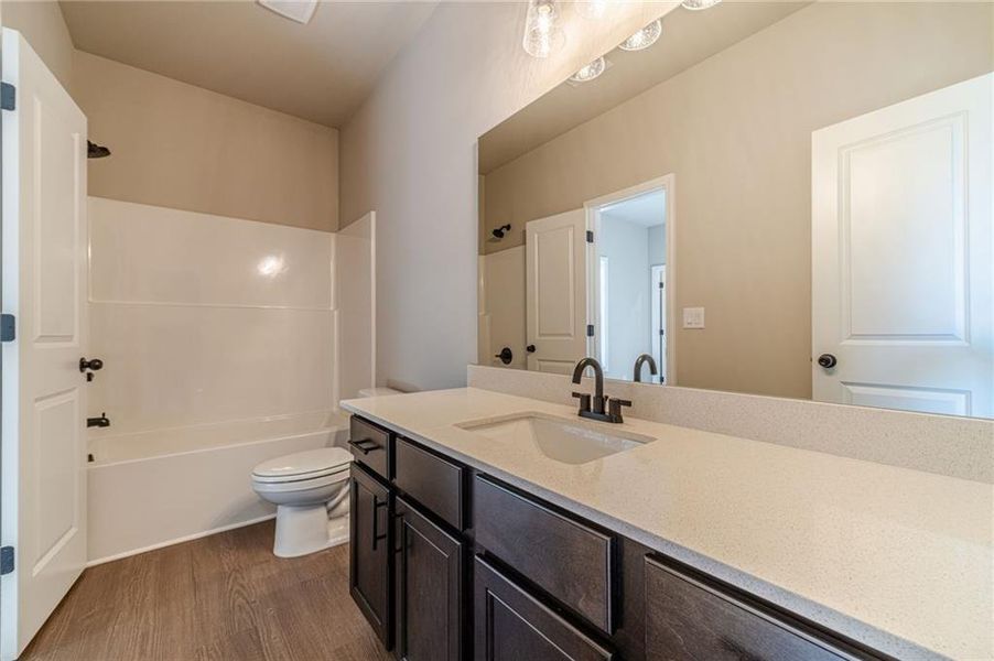 Furnished interior view inside a new home in , Monroe (Image 12).