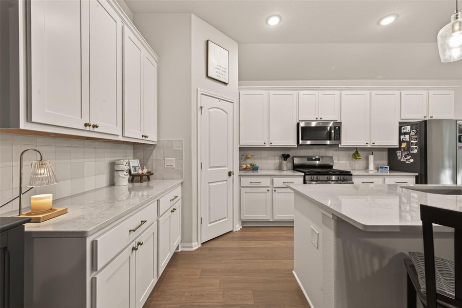 Furnished interior view inside a new home in , Willis (Image 9).