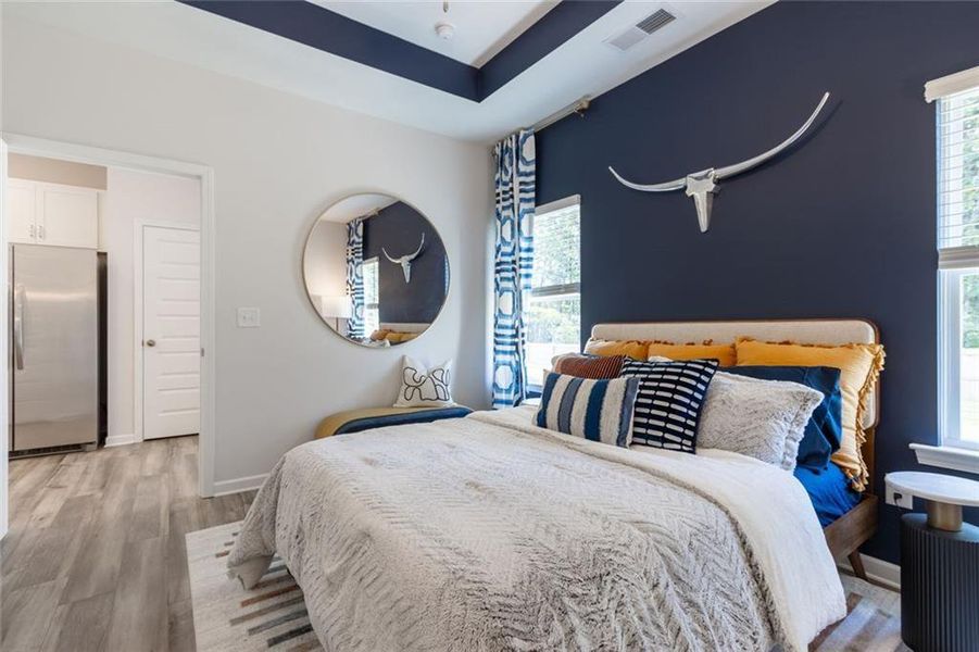 Furnished interior view inside a new home in The Andros, Dalton (Image 12).