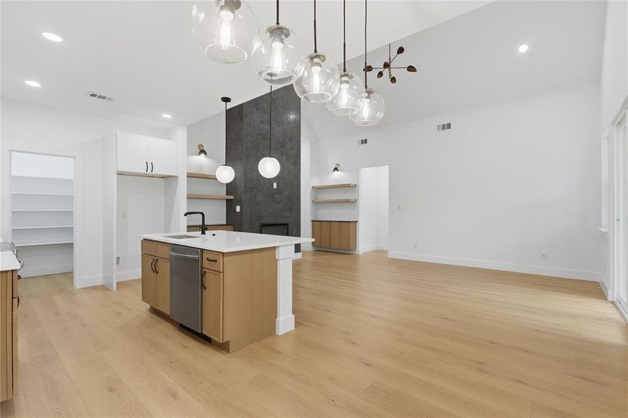Furnished interior view inside a new home in , Dallas (Image 5).