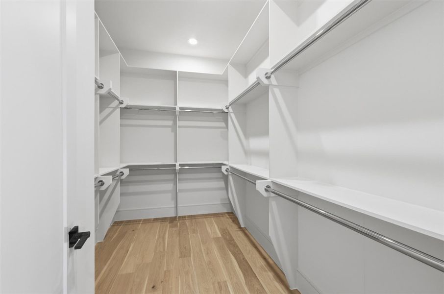 Large closets throughout the home