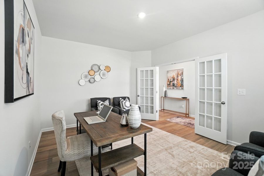 Furnished interior view inside a new home in Waxhaw Landing, Monroe (Image 33).