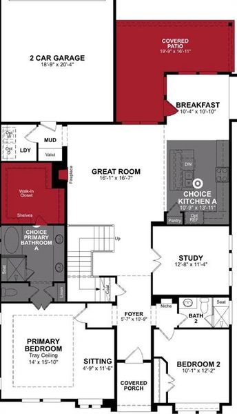 Beazer Homes Goodland Richland  plan