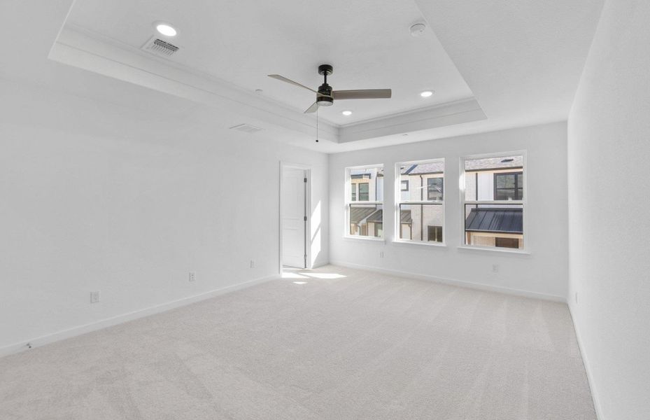 Spacious, unfurnished interior of a new home in Monarch on Main, Round Rock (Image 21).