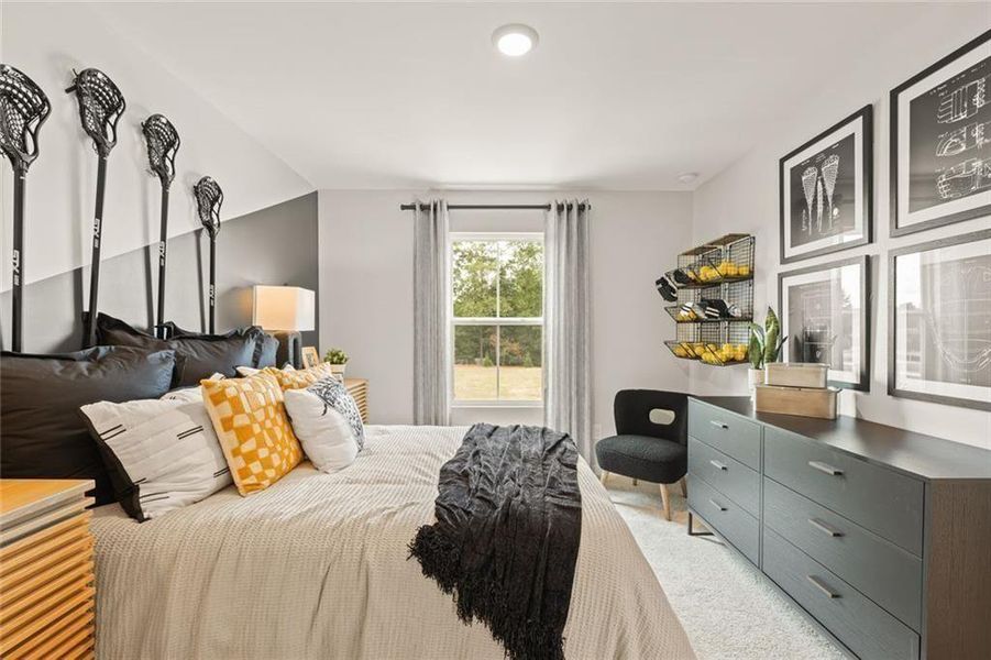 Furnished interior view inside a new home in Oak Grove Glen, Snellville (Image 14).