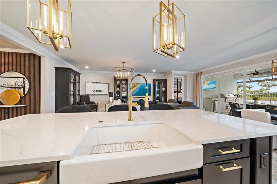 Furnished interior view inside a new home in , Venice (Image 5).