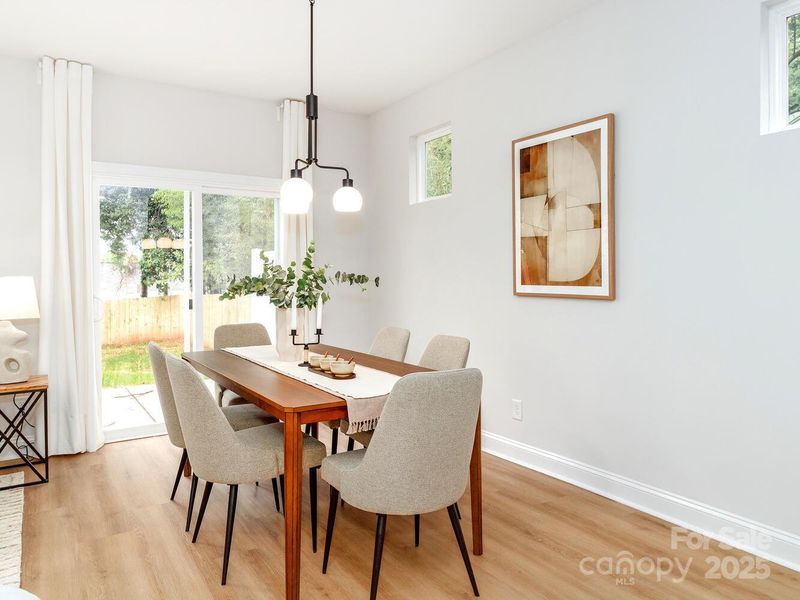 Furnished interior view inside a new home in , Charlotte (Image 25).