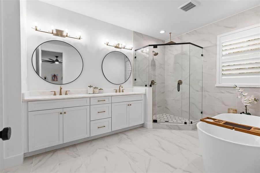 Furnished interior view inside a new home in , Tampa (Image 49).