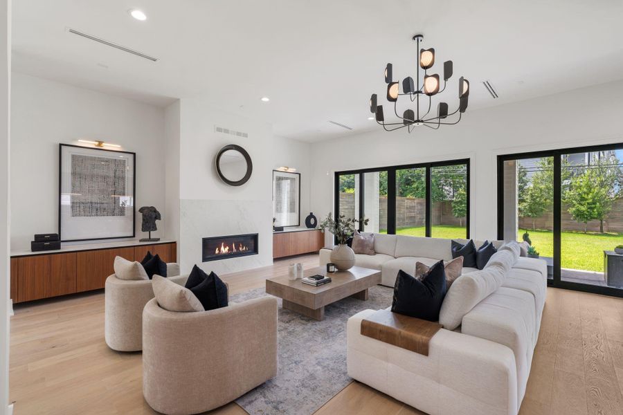 Furnished interior view inside a new home in , Houston (Image 5).