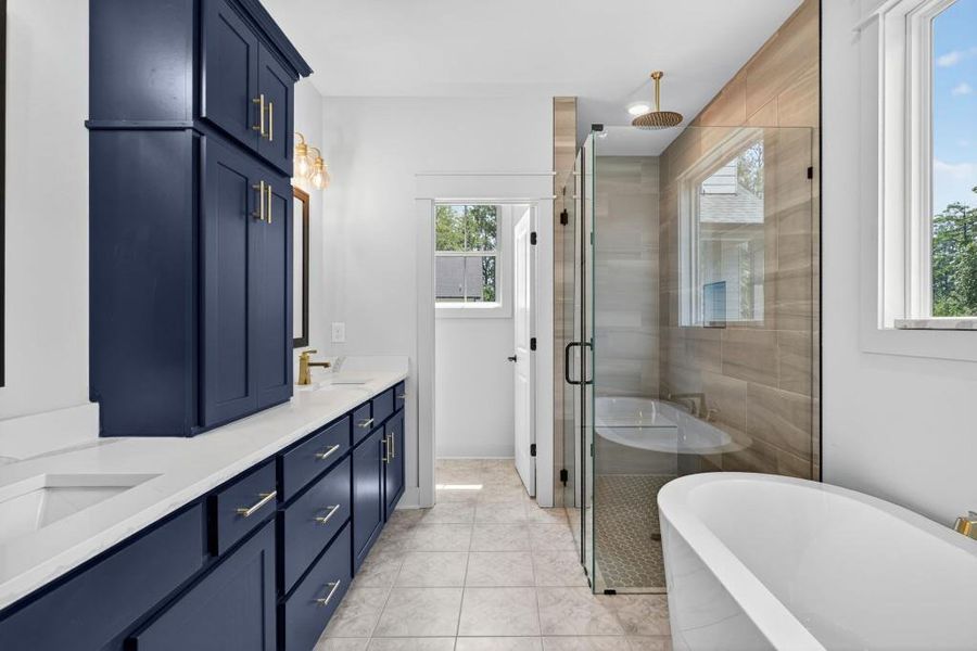 Furnished interior view inside a new home in , Dallas (Image 13). Furnished interior view inside a new home in , Dallas (Image 13).