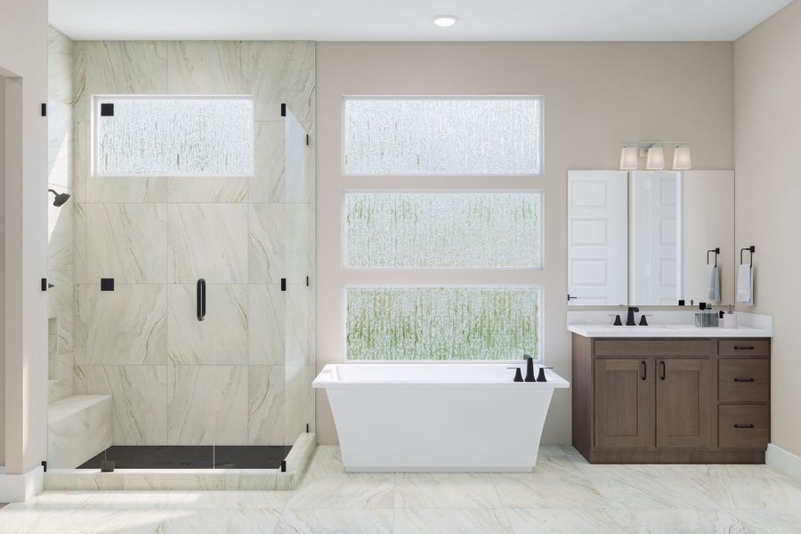 Furnished interior view inside a new home in Harvest Green, Richmond (Image 11). Furnished interior view inside a new home in Harvest Green, Richmond (Image 11).