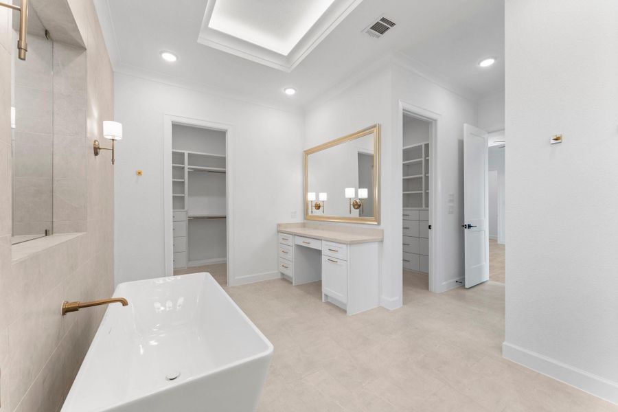 Furnished interior view inside a new home in , Spring (Image 6).