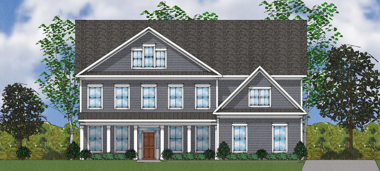 Representative exterior photo of a completed home built from the McKenna II - Elite Collection by Mungo Homes in Suter Estates, Easley, SC (Image 19).