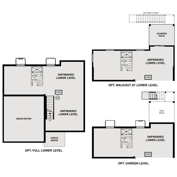 2D floor plan layout of this home in The Overlook at Johnstown Farms, Johnstown, CO (Image 6).