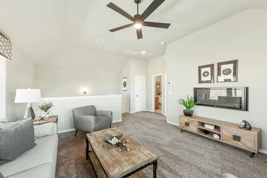 Furnished interior view inside a new home in West Crossing, Anna (Image 38). Furnished interior view inside a new home in West Crossing, Anna (Image 38).