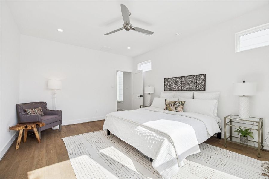 Furnished interior view inside a new home in , Houston (Image 44).