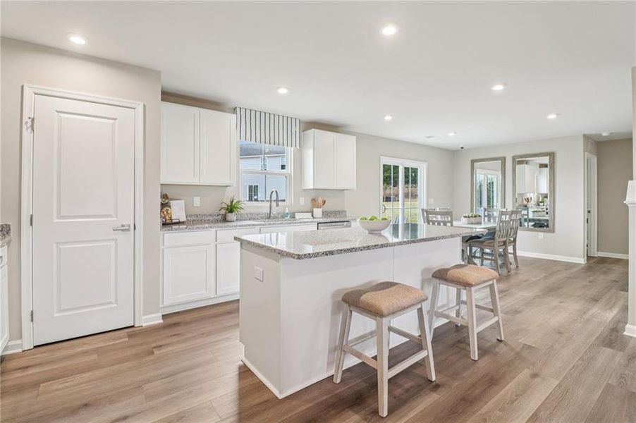 Furnished interior view inside a new home in , Stone Mountain (Image 9).