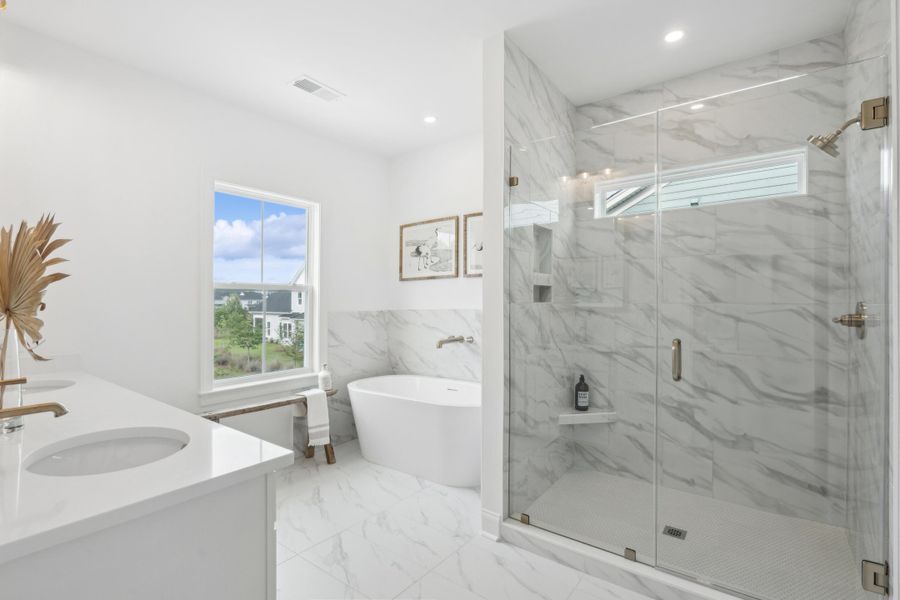 Furnished interior view inside a new home in , Summerville (Image 38).