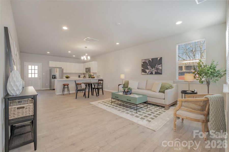 Furnished interior view inside a new home in , Concord (Image 13).