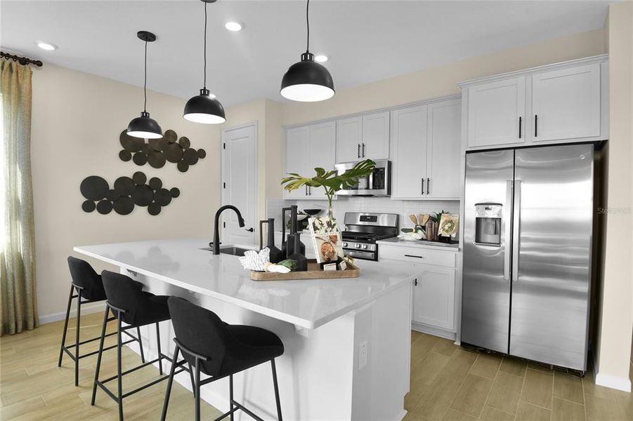 Furnished interior view inside a new home in Estates at Rivers Edge, Parrish (Image 8).