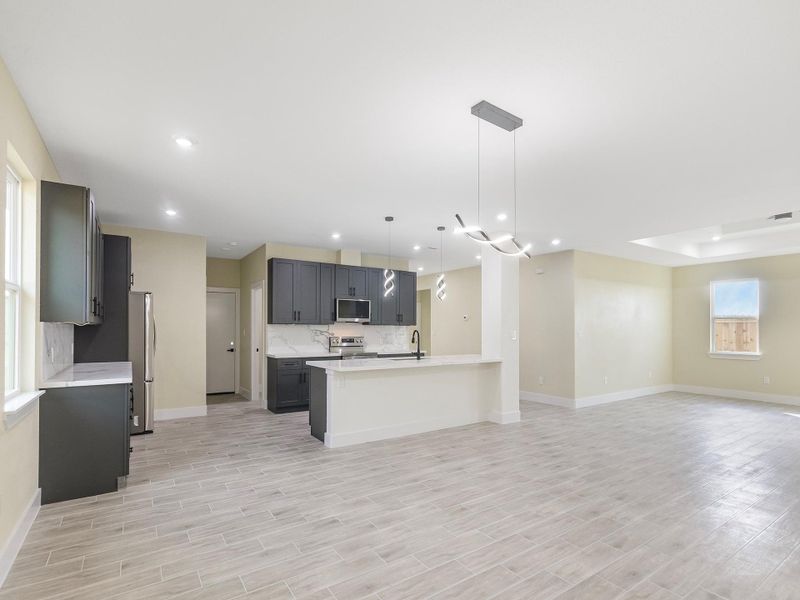 Furnished interior view inside a new home in , Cleveland (Image 6). Furnished interior view inside a new home in , Cleveland (Image 6).