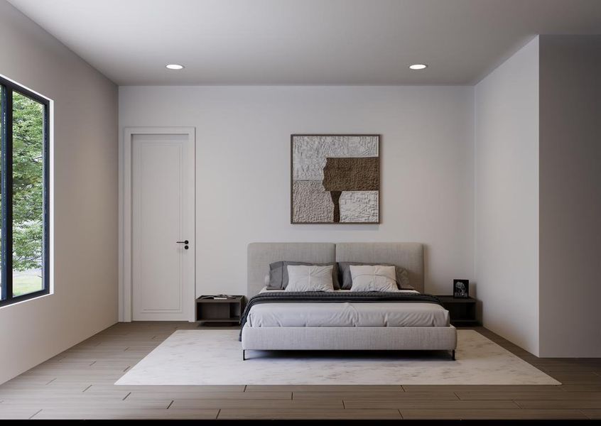 Furnished interior view inside a new home in , Spring (Image 32).