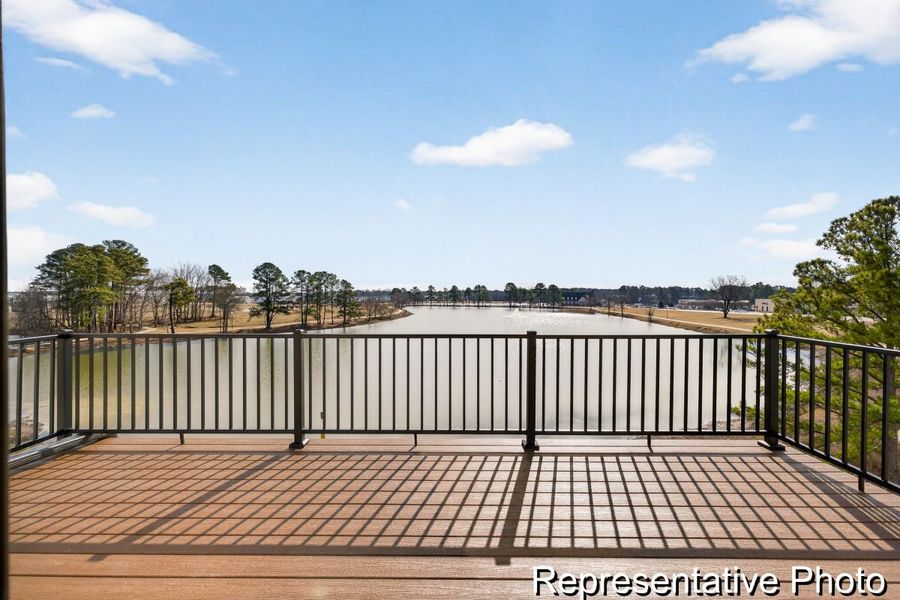 Exterior details and patio area of a home in North District at Flowers Plantation Townhomes, Clayton (Image 21). Exterior details and patio area of a home in North District at Flowers Plantation Townhomes, Clayton (Image 21).