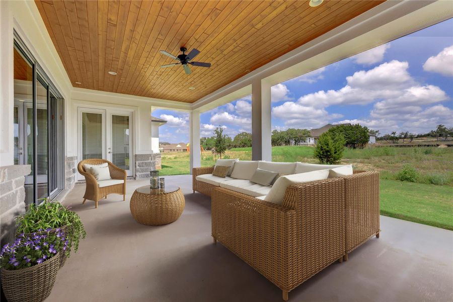 Furnished interior view inside a new home in Esperanza, Dripping Springs (Image 5).