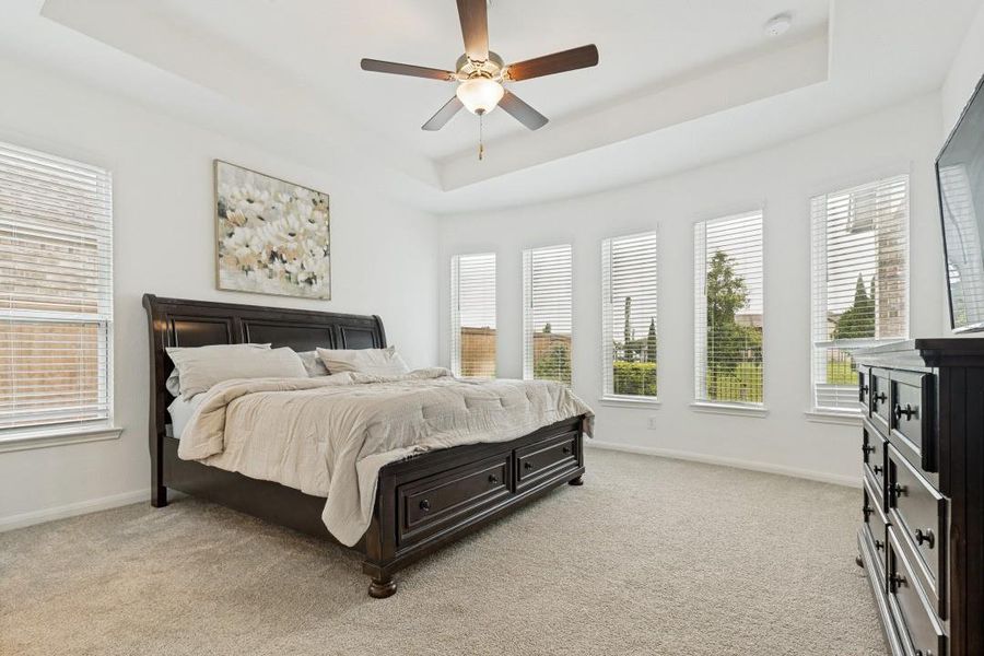Furnished interior view inside a new home in , Cypress (Image 12).