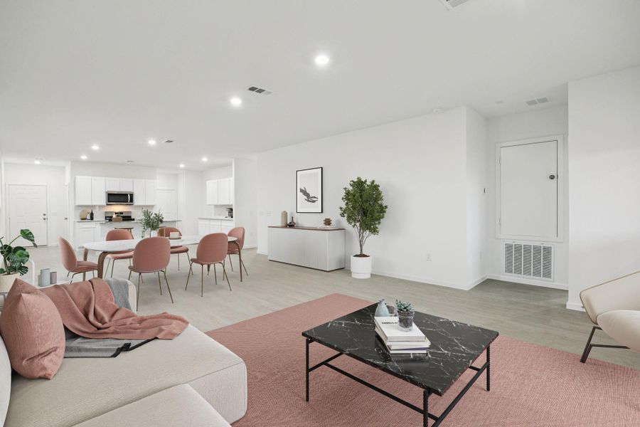 Furnished interior view inside a new home in Crosby Farms, Crosby (Image 8).