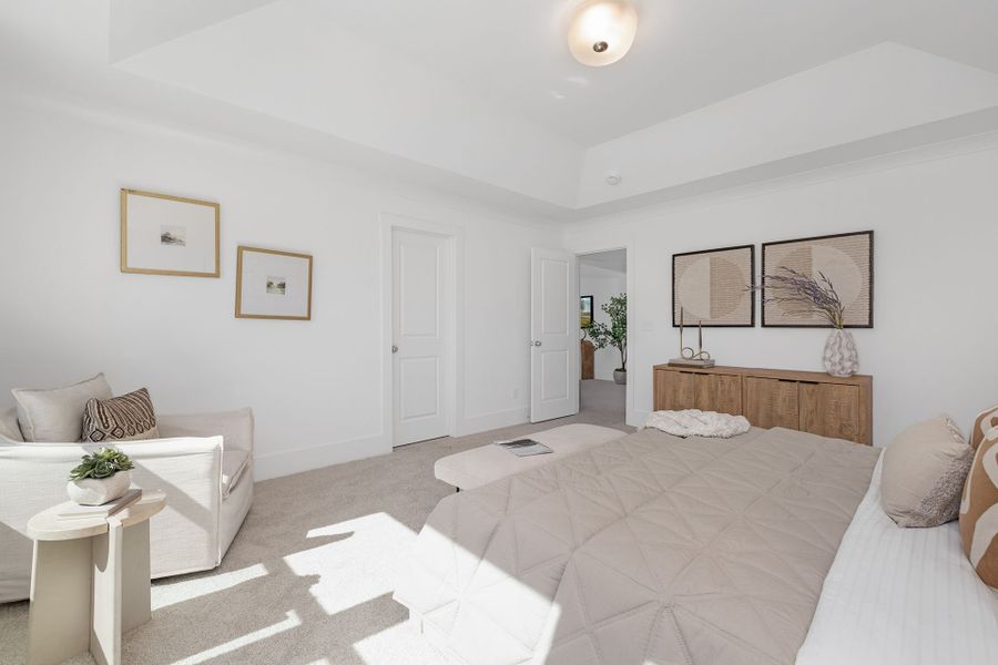 Furnished interior view inside a new home in Edgewater - The Links, Lancaster (Image 26). Furnished interior view inside a new home in Edgewater - The Links, Lancaster (Image 26).